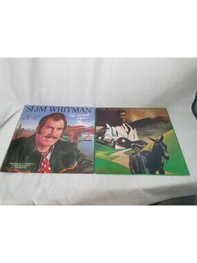 Set Of Slim Whitman Vinyl Albums "Tell We Meet Again" & "Best of album"